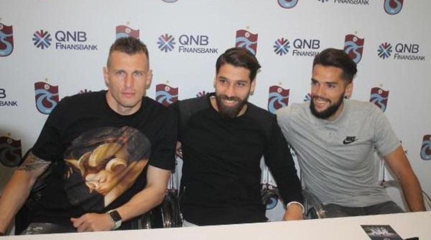 Trabzonspor'da Durica, Mas Ve Olcay Imza G&uuml;n&uuml;ne Katıldı