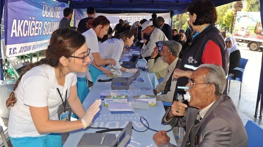 B&uuml;y&uuml;kşehir&rsquo;den, Akciğer Solunum Testi Uygulaması