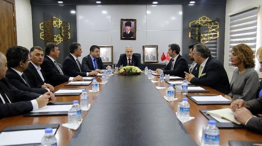 Rheın-neckar Türk İşverenler Derneği’nden Vali Kamçı’ya Ziyaret