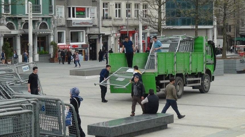 (&ouml;zel Haber) Taksim&rsquo;de 1 Mayıs &Ouml;nlemleri