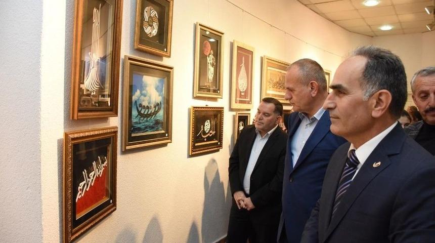 Kat&rsquo;ı Sanatı Hat Eserleri Sergisi A&ccedil;ıldı