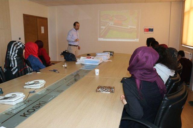 Lise &Ouml;ğrencileri Konya Atıksu Arıtma Tesisini Ziyaret Etti 1