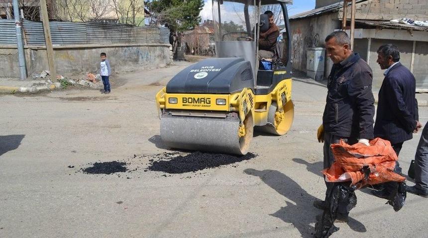 Muş Belediyesinden Hummalı &Ccedil;alışma