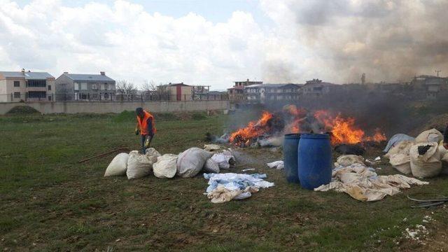 Diyarbakır’da Ele Geçirilen 30 Ton Uyuşturucu İmha Edildi