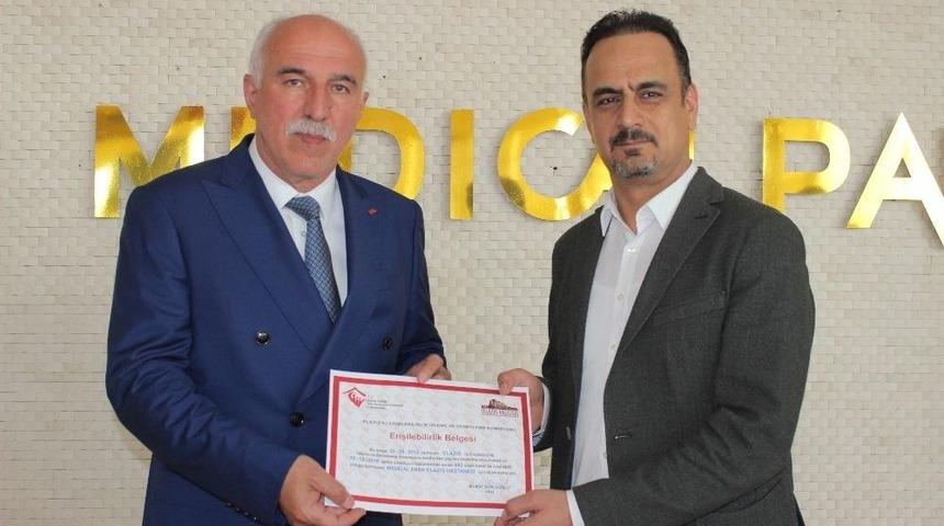 Medical Park Elazığ Hastanesi Erişebilirlik Belgesi Aldı