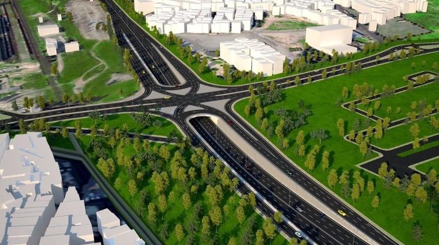 Mezarlık Kavşağının Yapımına Başlandı