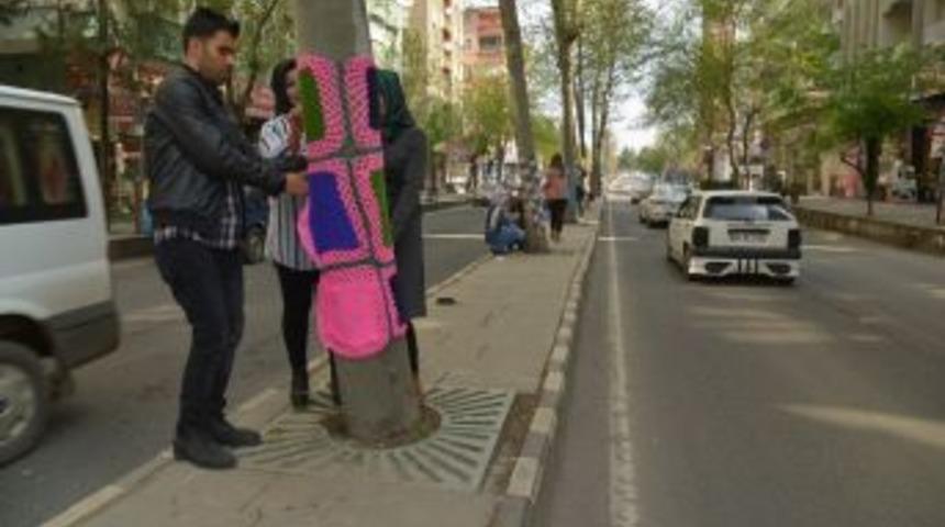 Diyarbakır&rsquo;da Ağa&ccedil;lar &Ouml;rg&uuml;lerle S&uuml;slendi