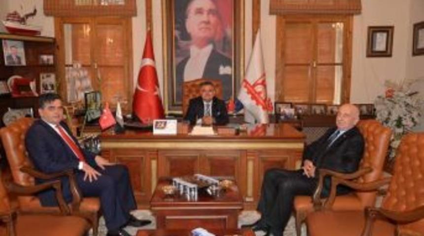 Başkan Yal&ccedil;ın&rsquo;dan Başkan Yağcı&rsquo;ya Ziyaret