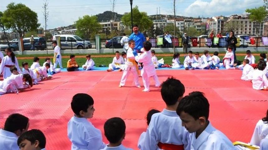2. Biga &Ccedil;ocuk Olimpiyatlarında Karateciler Yoğun İlgi G&ouml;rd&uuml;