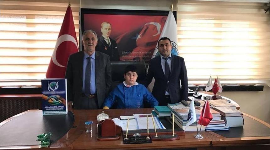 Horasan&rsquo;da Temsili Belediye Başkanı Muhammed Yasin Lal, Makam Koltuğuna Oturdu