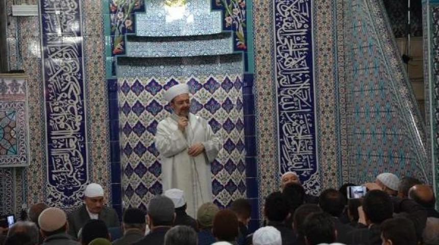 Diyanet İşleri Başkanı G&ouml;rmez Ağrı'da Cuma Namazı Kıldırdı