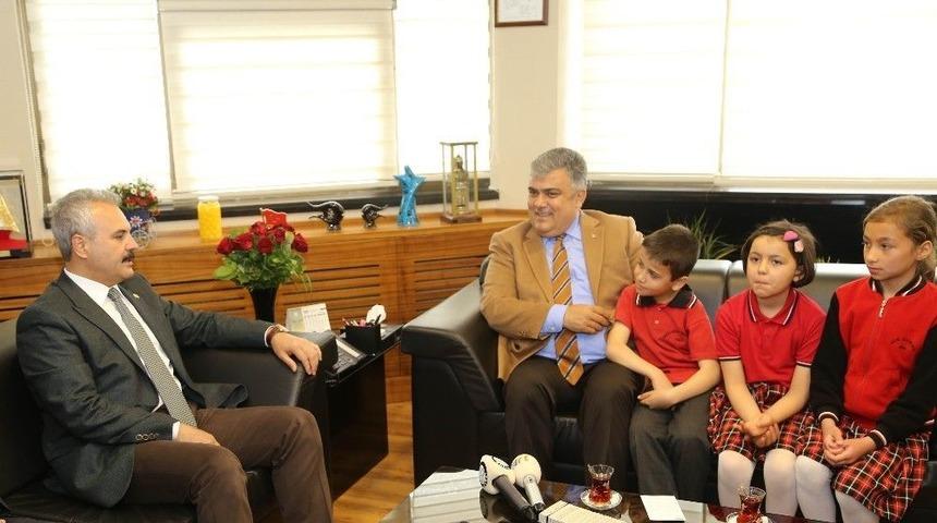 Ak Parti&rsquo;li Uysal&rsquo;dan Başkan &Ouml;zg&uuml;ven&rsquo;e Ziyaret