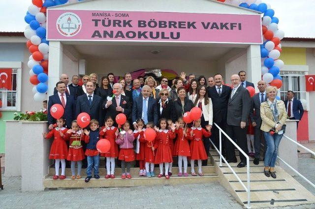 Türk Böbrek Vakfı Tarafından Soma’ya Anaokulu Açıldı