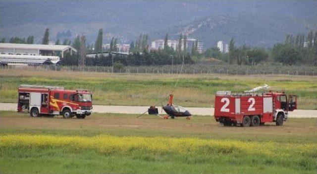 Balıkesir'de 'gyrocopter' Kazası