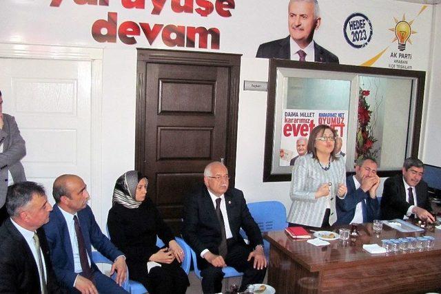 Gül Ve Ak Parti Heyetinden Arabana Teşekkür Ziyareti