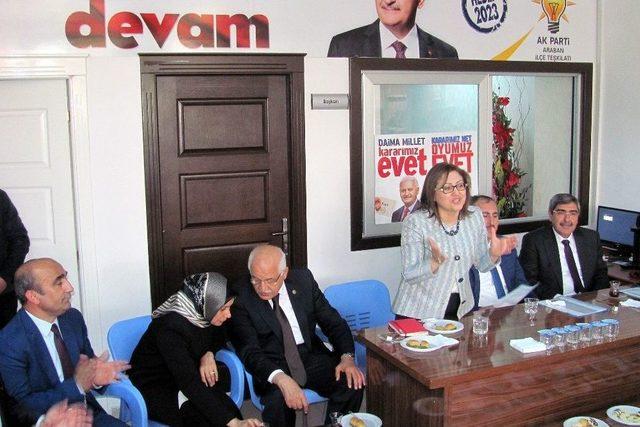 Gül Ve Ak Parti Heyetinden Arabana Teşekkür Ziyareti