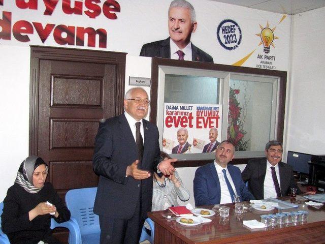 Gül Ve Ak Parti Heyetinden Arabana Teşekkür Ziyareti