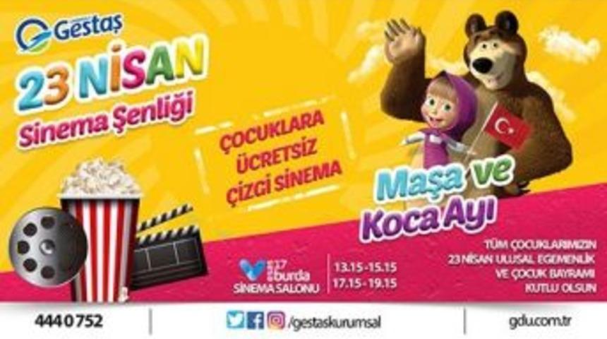 Gestaş, &Ccedil;ocukları Sinemaya G&ouml;t&uuml;r&uuml;yor