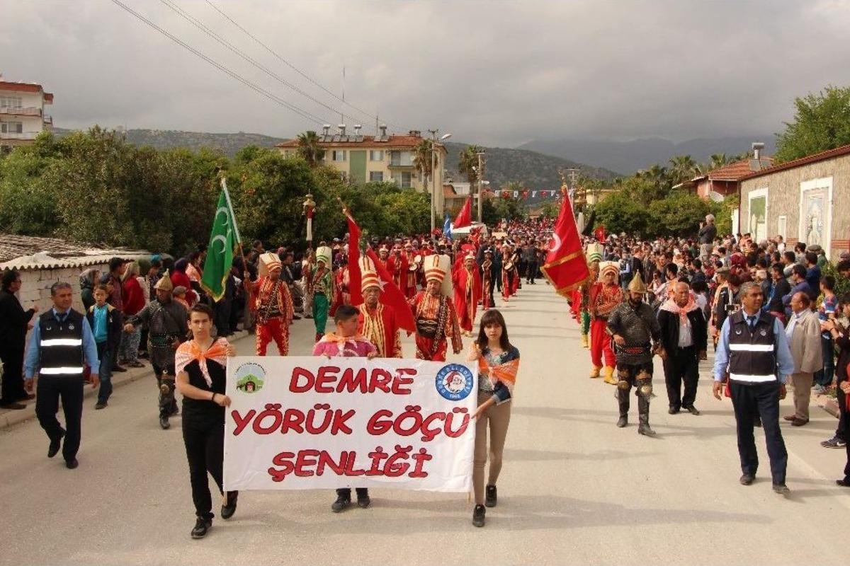 Demre&rsquo;de Y&ouml;r&uuml;k G&ouml;&ccedil;&uuml; Şenliği