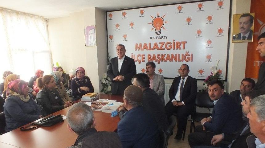 Ak Parti&rsquo;den Malazgirt İl&ccedil;esine Teşekk&uuml;r Ziyareti