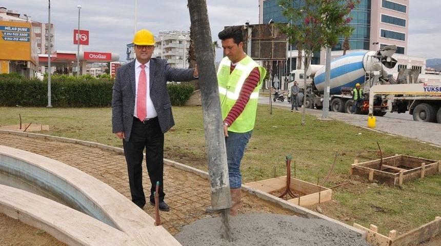 Milas Şehitler Anıtı&rsquo;nda &Ccedil;alışmalar Başladı