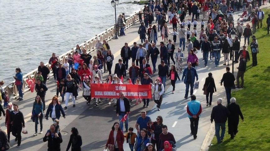 Tekirdağ&rsquo;da 23 Nisan Y&uuml;r&uuml;y&uuml;ş&uuml;