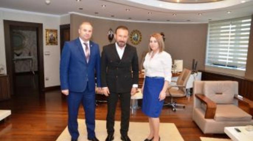 Başkan Doğan&rsquo;a Kardeş Belediyeden Ziyaret
