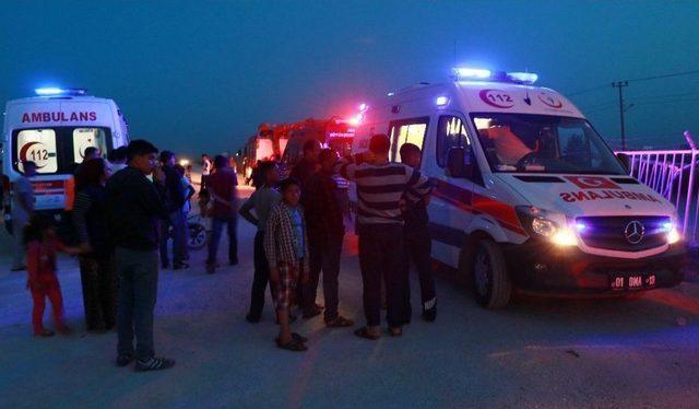 Adana&rsquo;da Otomobil Sulama Kanalına U&ccedil;tu: 1 Yaralı 1
