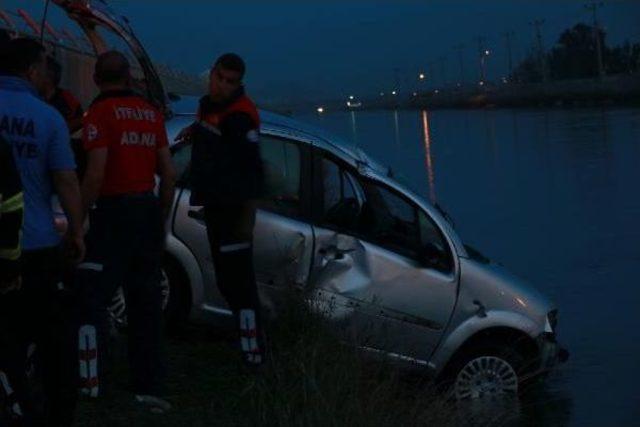 Sulama Kanalına Uçan Otomobilin Sürücüsü Öldü