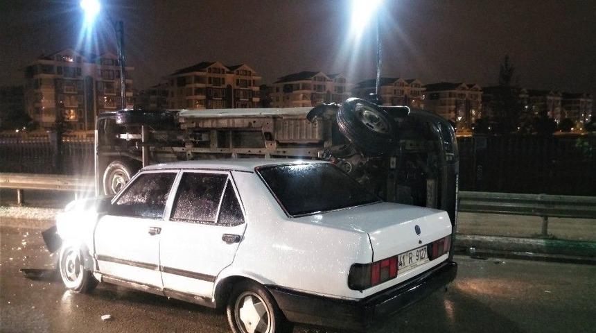 Yeni Aldığı Aracı Yan Yattı, Oğlu Parayı Aradı
