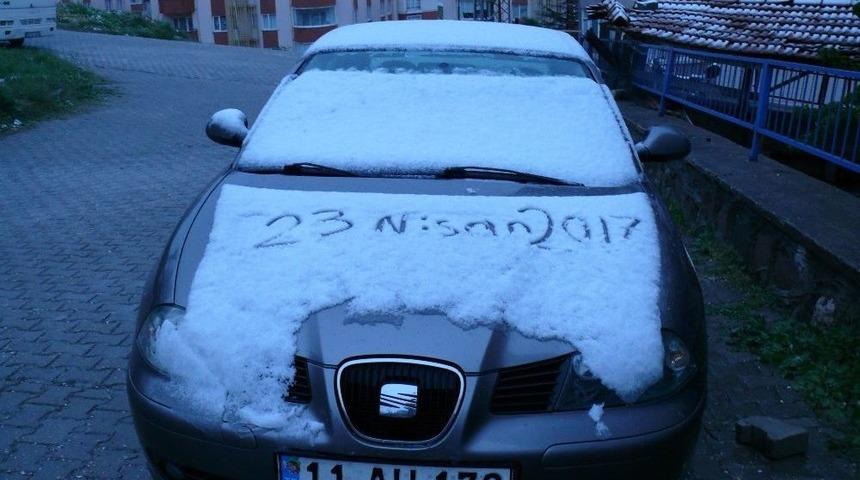 Bilecik&rsquo;te Kar S&uuml;rprizi