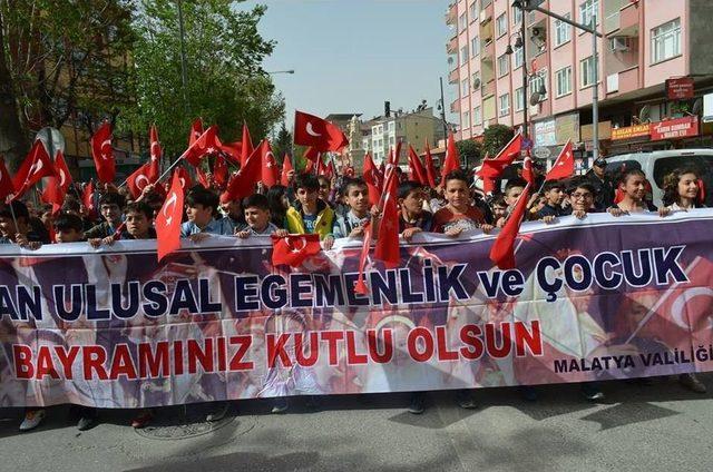 Malatya’da 23 Nisan Kutlamaları