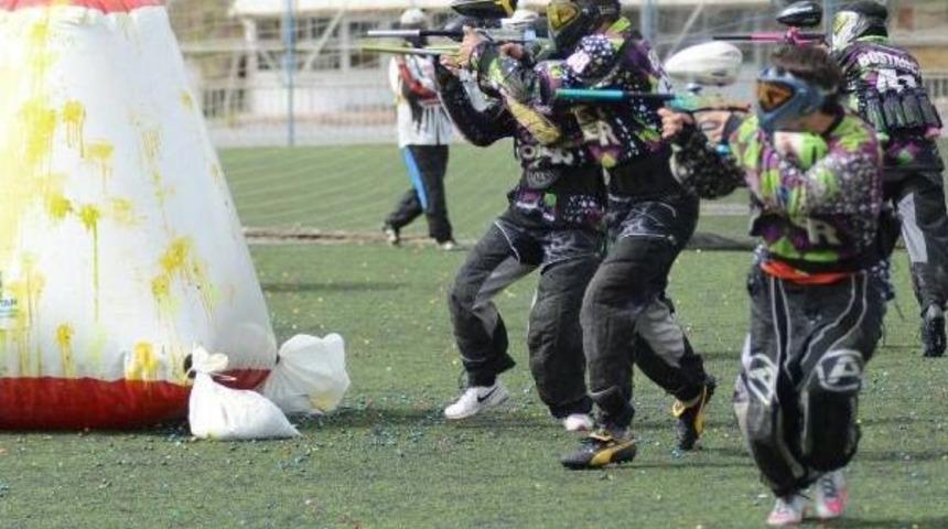 Kayseri&rsquo;De Paintball Heyecanı