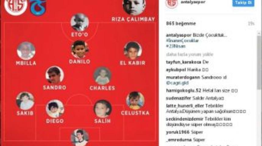 Antalyaspor&rsquo;dan Futbolculara Ve &Ccedil;alımbay&rsquo;a 23 Nisan Jesti