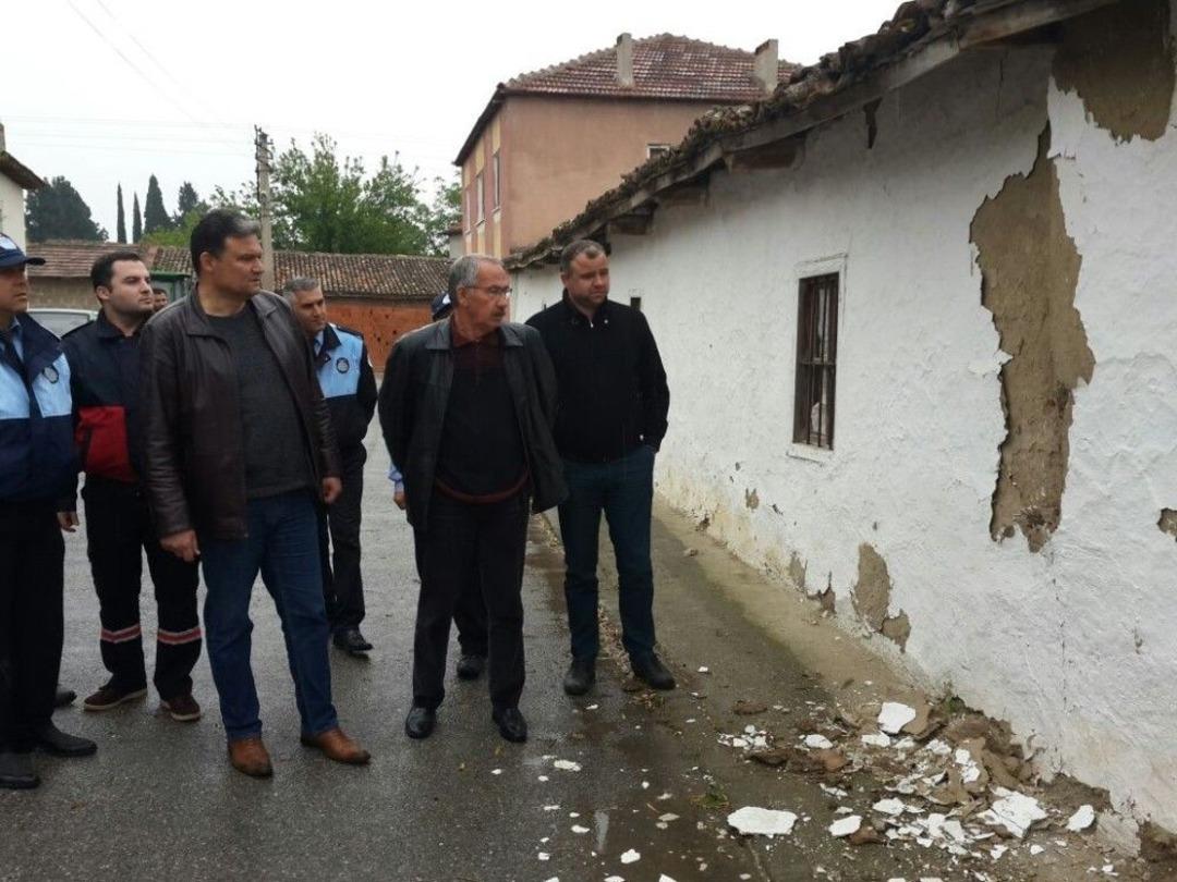 Manisa B&uuml;y&uuml;kşehir&rsquo;den Deprem Sonrası Saruhanlı&rsquo;da Hasar Tespiti