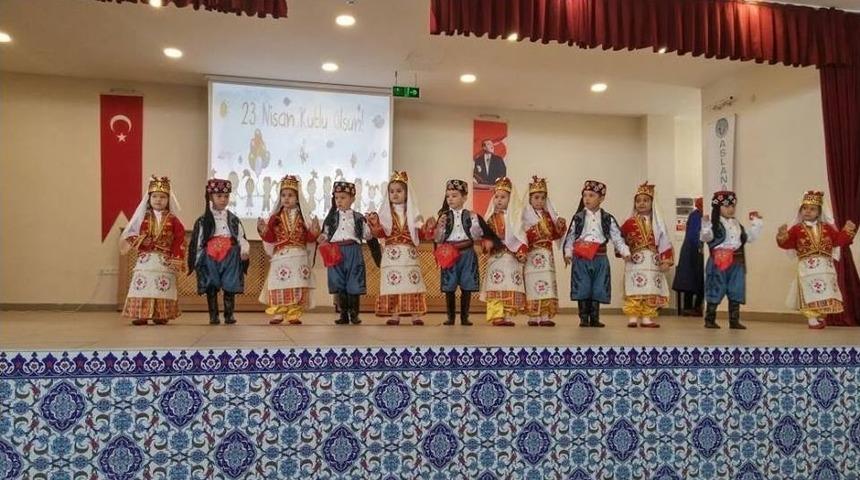 Aslanapa&rsquo;da 23 Nisan Ulusal Egemenlik Ve &Ccedil;ocuk Bayramı Coşkusu