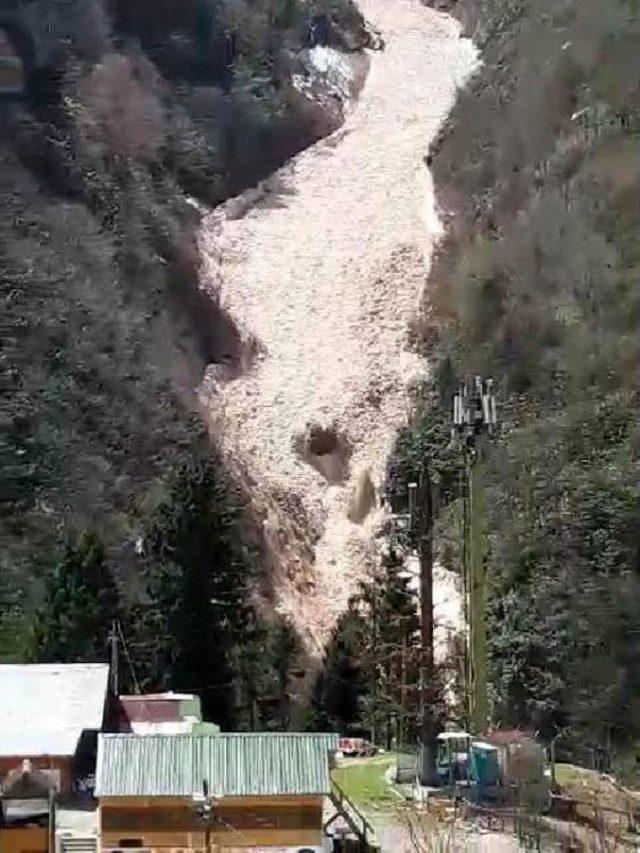 Ayder Yaylası’Nda Çığ Düştü