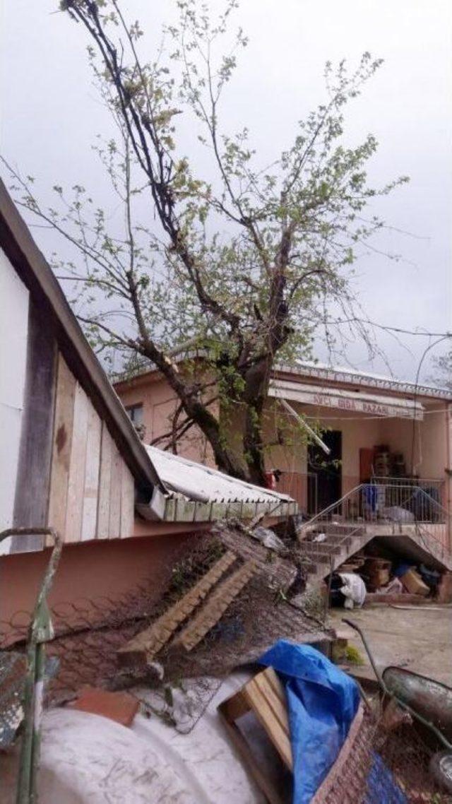 Rize’De Fırtına Etkili Oldu