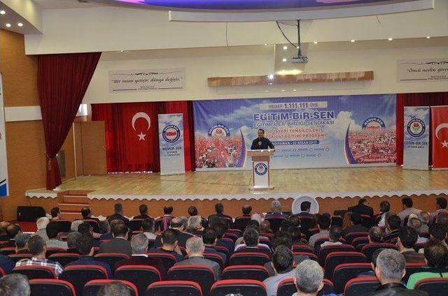 Eğitim Bir- Sen Adıyaman Şubesi Teşkilat Eğitiminin İkincisini Gerçekleştirdi