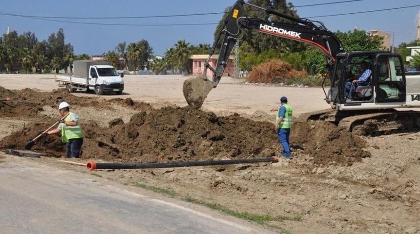 Karataş Tuzla Mahallesi&rsquo;ne Yeni Kanalizasyon Hattı D&ouml;şeniyor