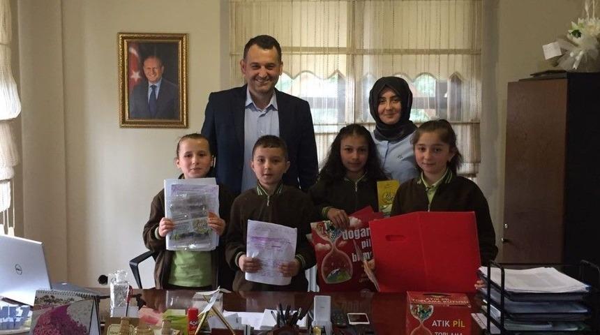 Atık Piller İ&ccedil;in &Ouml;ğrencilere Bilgi Verildi