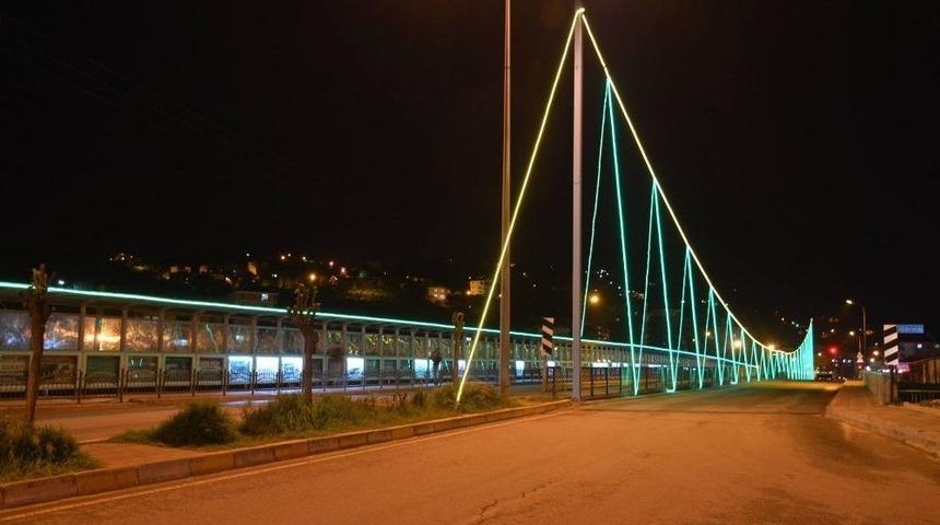 G&ouml;rele K&ouml;pr&uuml;s&uuml; Işıklandırıldı