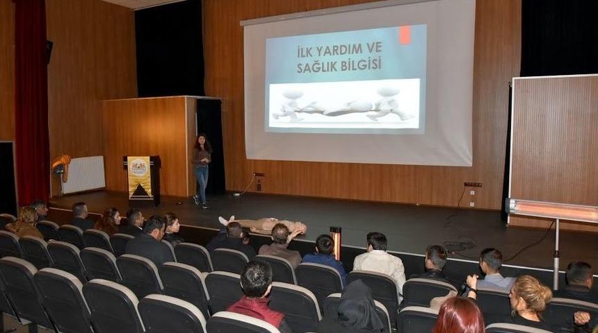 İpekyolu Belediyesi Personeline İlkyardım Eğitim