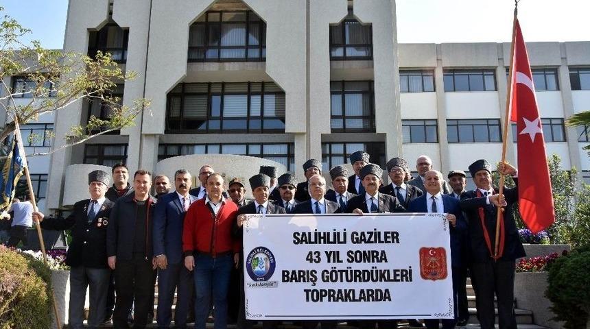 Salihlili Gaziler Kıbrıs’a Uğurlandı