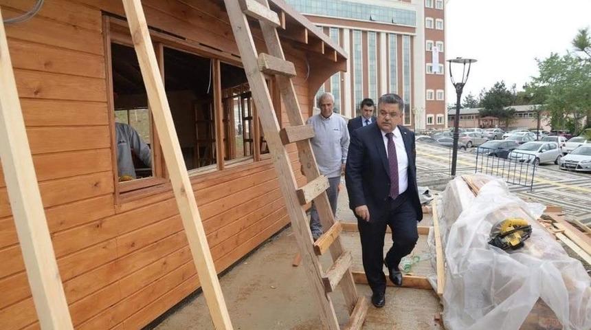 Başkan Yağcı&rsquo;dan &Uuml;niversite Yerleşkesinde İnceleme