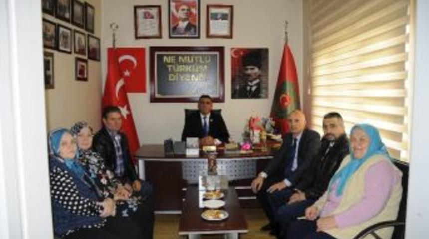 Mumcu&rsquo;dan T&uuml;rkiye Harp Malul&uuml; Gaziler Şehit Dul Ve Yetimleri Derneği Ziyareti