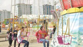 Dezavantajlı 50 Çocuk Lunaparkta Eğlendi