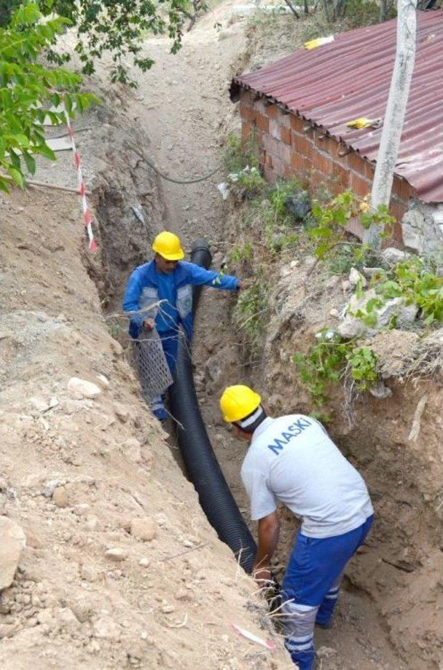 11 Mahallenin Kanalizasyon Altyapısı Yenilendi