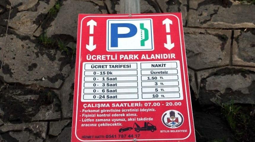Bitlis&rsquo;te Parkomat Sistemine Ge&ccedil;ildi