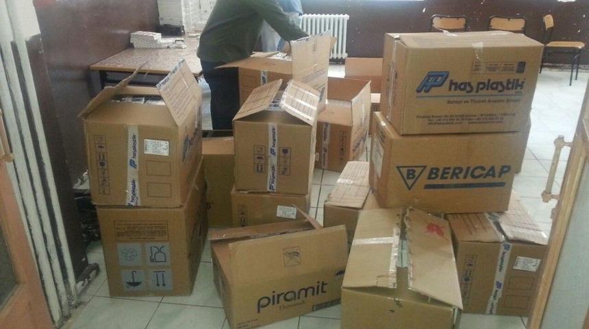 Bakliyat Altına Gizlenmiş 12 Bin Paket Ka&ccedil;ak Sigara Ele Ge&ccedil;irildi